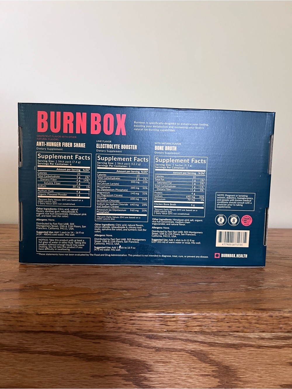 BURNBOX - 4 Month Supply - Picture 3 of 3